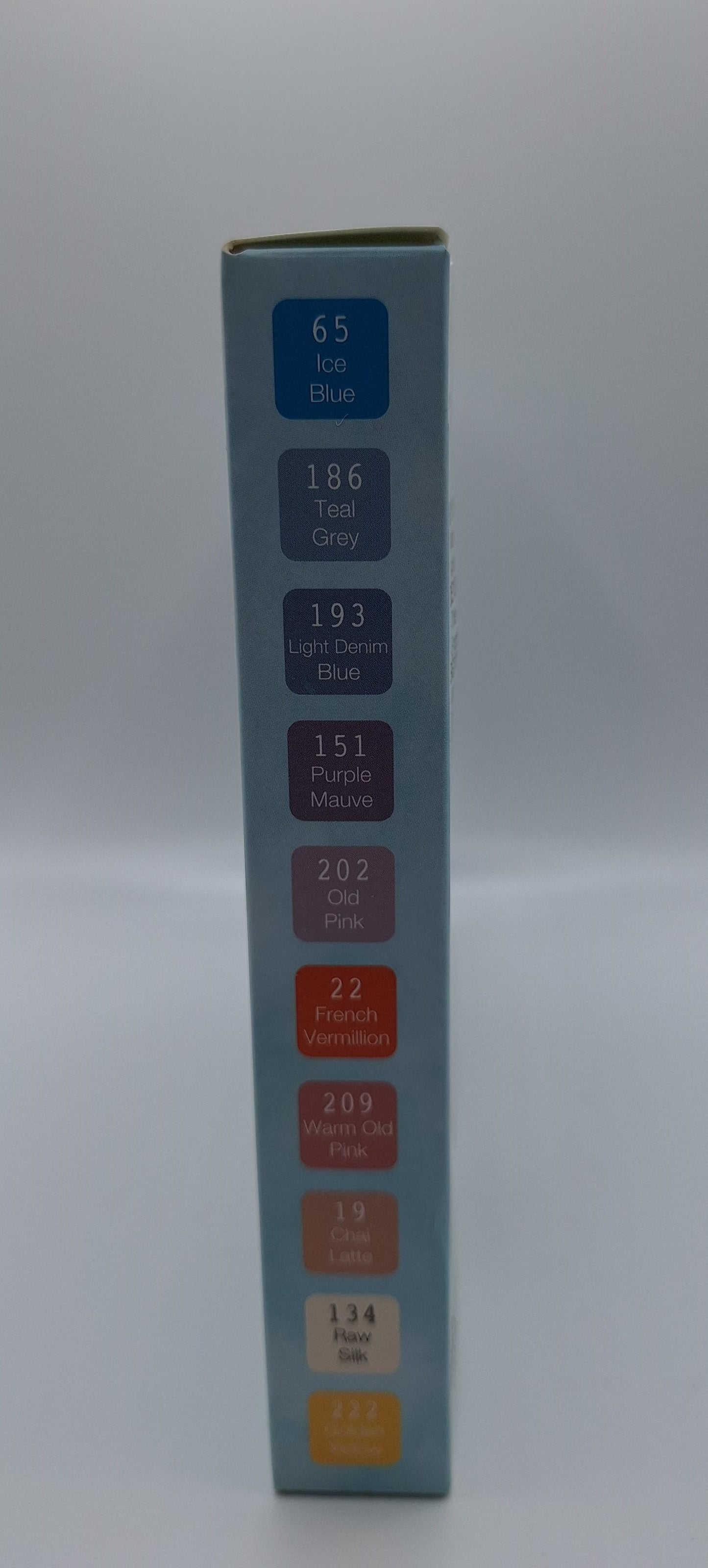 10 Aquamarkers (Hellblaue Töne) inkl. Aufbewahrung | DecoTime