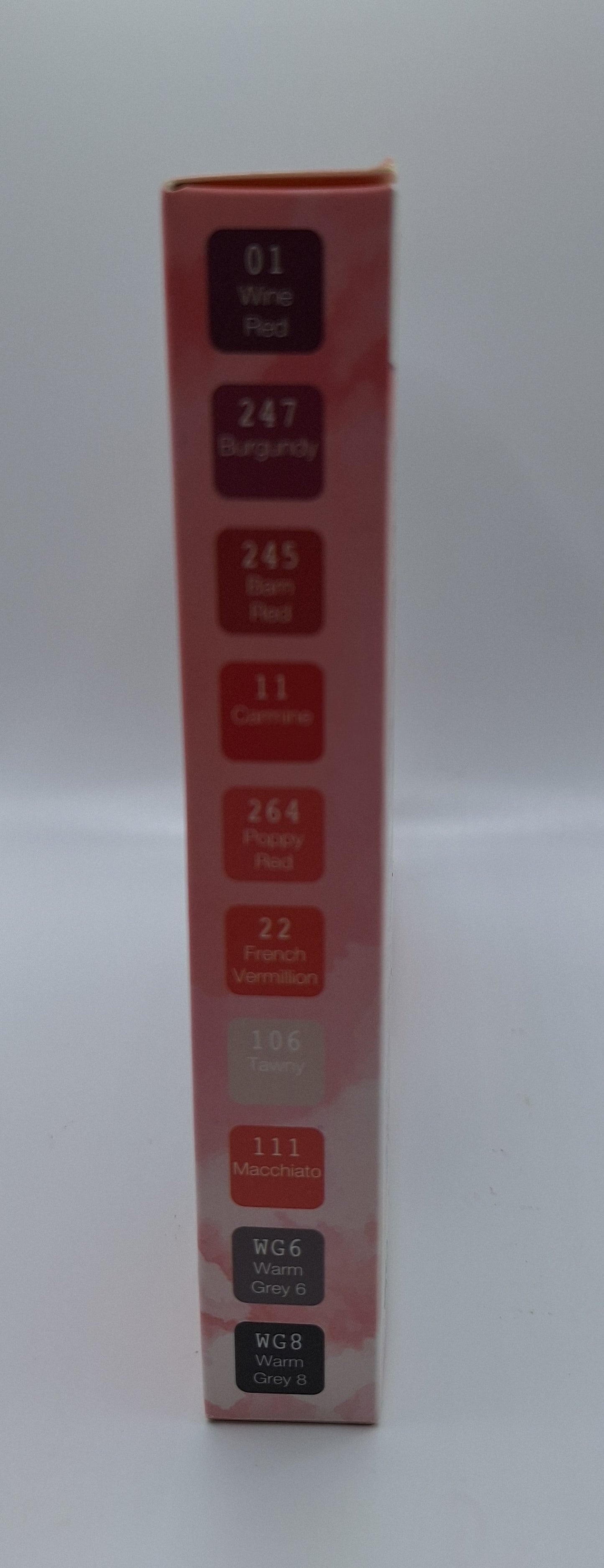 10 Aquamarkers (Rottöne) inkl. Aufbewahrung | DecoTime