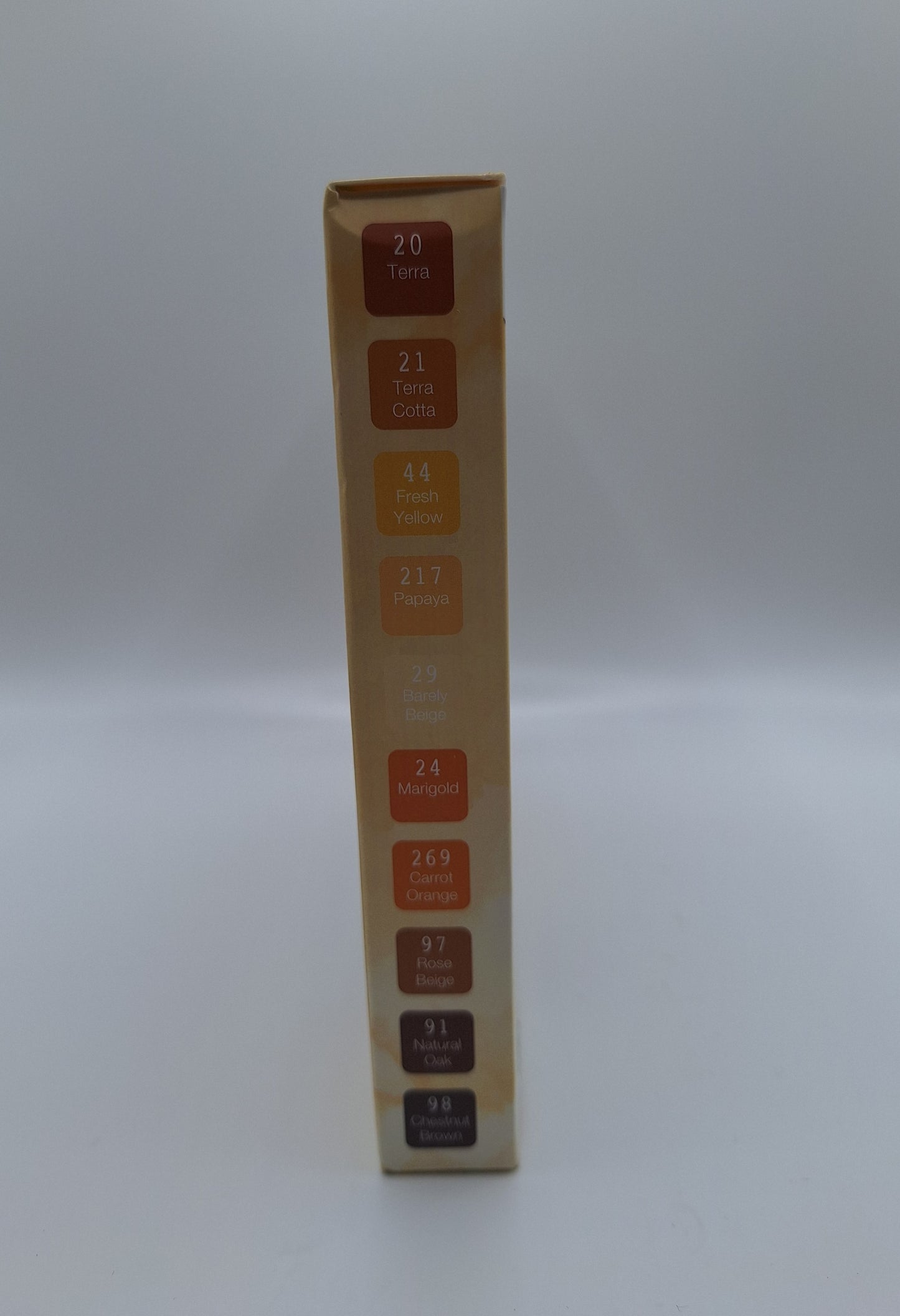 10 Aquamarkers (Gelbtöne) inkl. Aufbewahrung | DecoTime