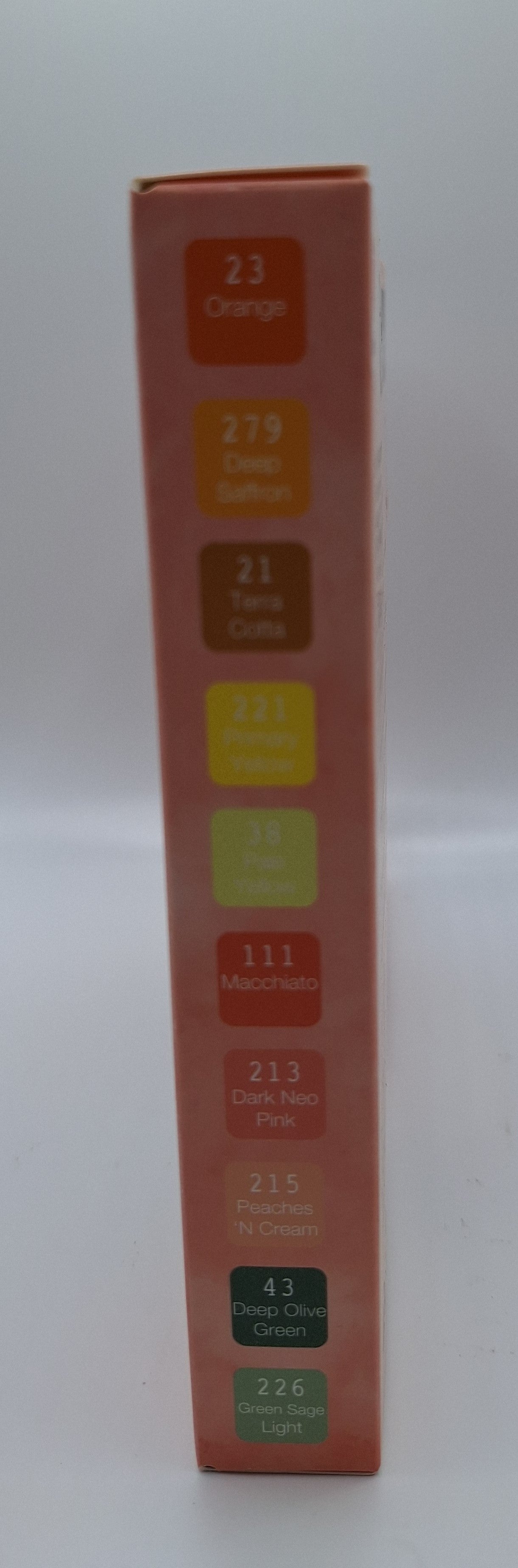 10 Aquamarkers (Orangetöne) inkl. Aufbewahrung | DecoTime