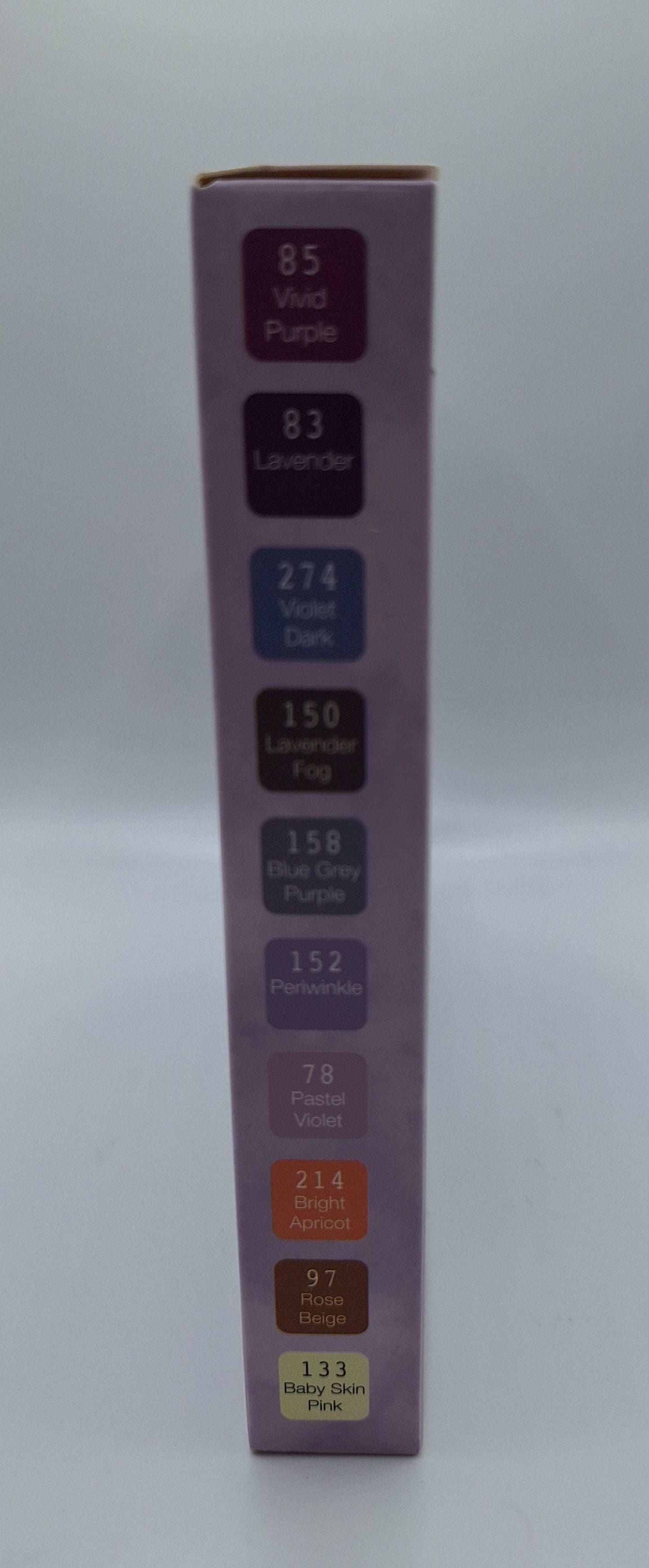 10 Aquamarkers (Lilatöne) inkl. Aufbewahrung | DecoTime