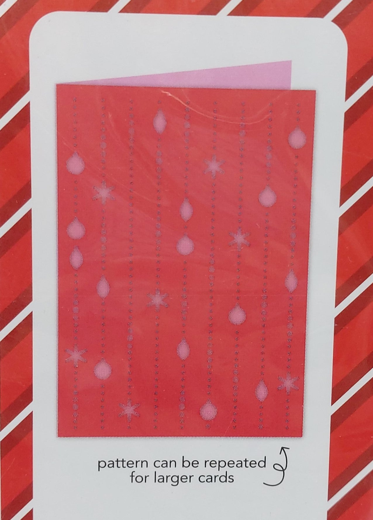 Weihnachtsstanzen A6 (Background Dies) - Hintergrundstanze Vorhang AVEC