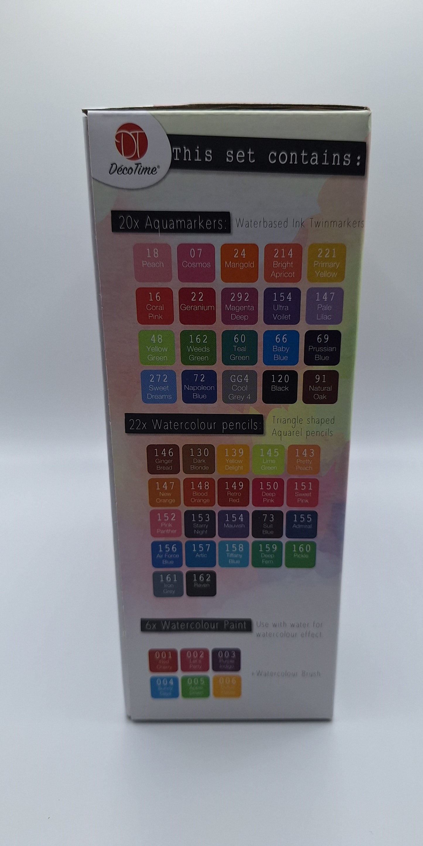 48 Aquarellset (Watercolour Set) | DecoTime