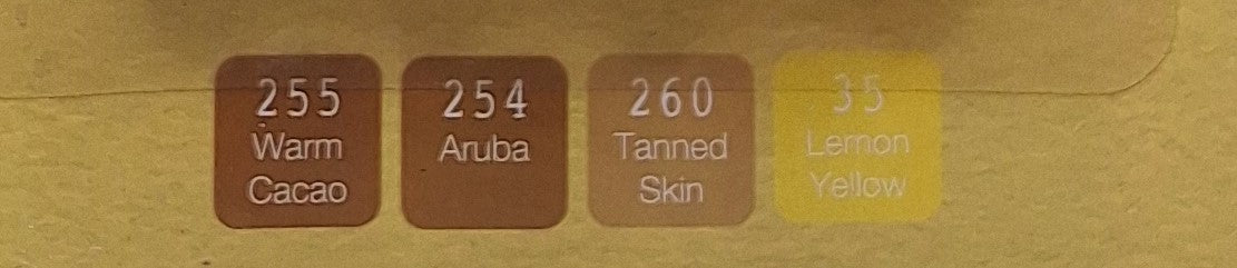 4 Twinmarkers (Kamel - Gelbtöne) | DecoTime