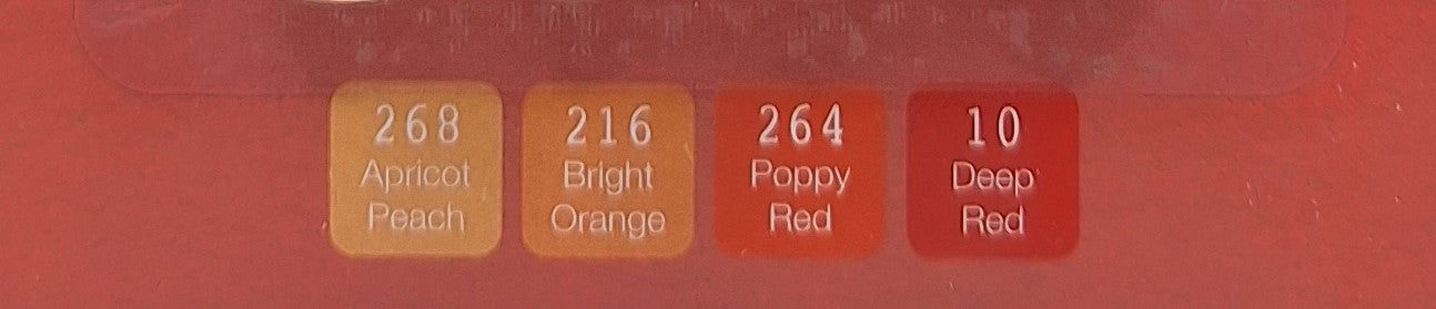 4 Twinmarkers (Savanne - Rot/Orange) | DecoTime