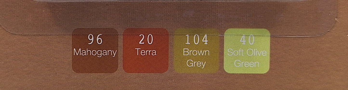 4 Twinmarkers (Erdtöne) NEU! | DecoTime