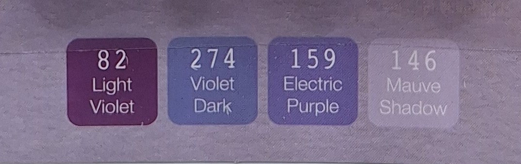 4 Twinmarkers (Fliedertöne) NEU! | DecoTime