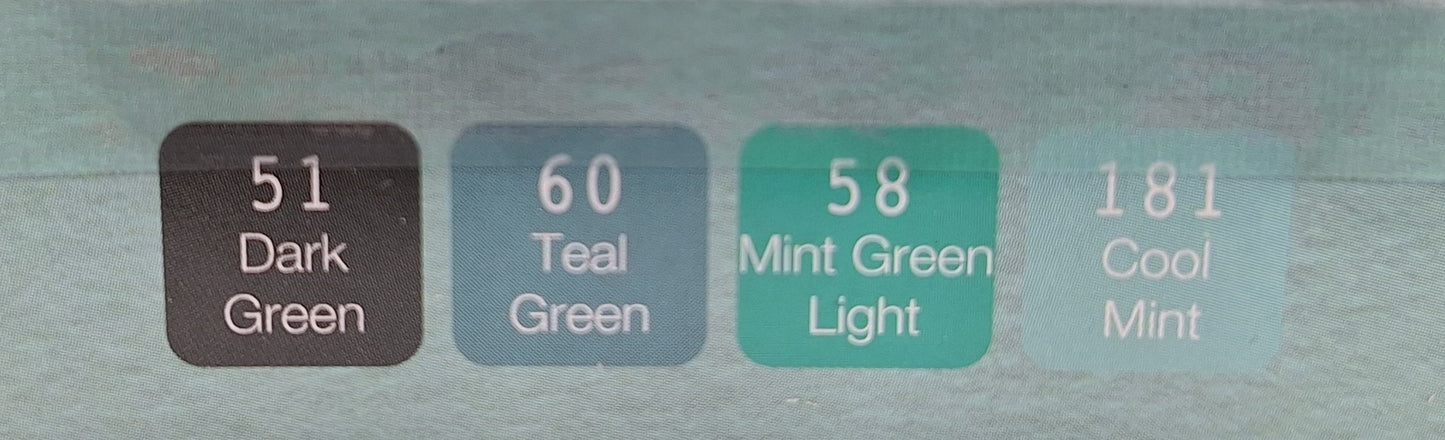 4 Twinmarkers (Meerestöne) NEU! | DecoTime