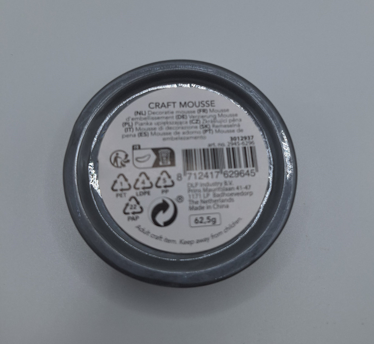 Bastelmousse Silber | Craft Mousse Silver | Texturpaste | Studio MOW