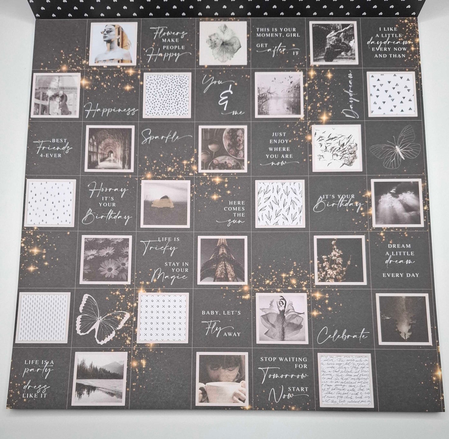 Classy Basics | Designblock | Designpad 30.5x30.5 cm | 24 Blatt | Craft Sensations