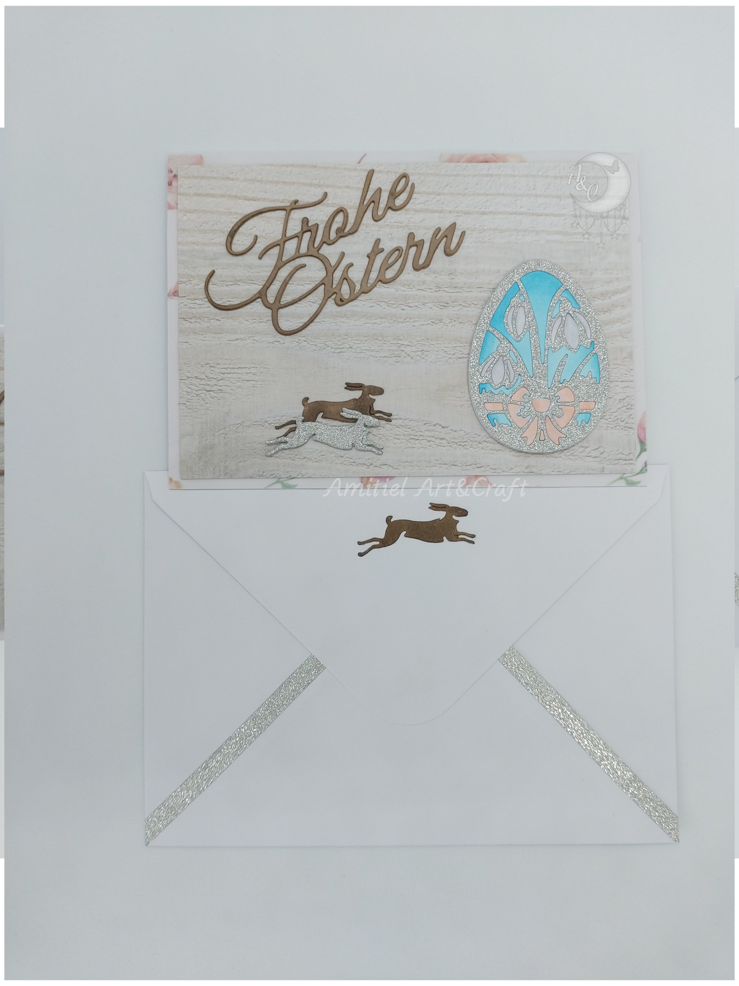 Grußkarte "Frohe Ostern" | Osterkarte | Ostergrüße | Handmade
