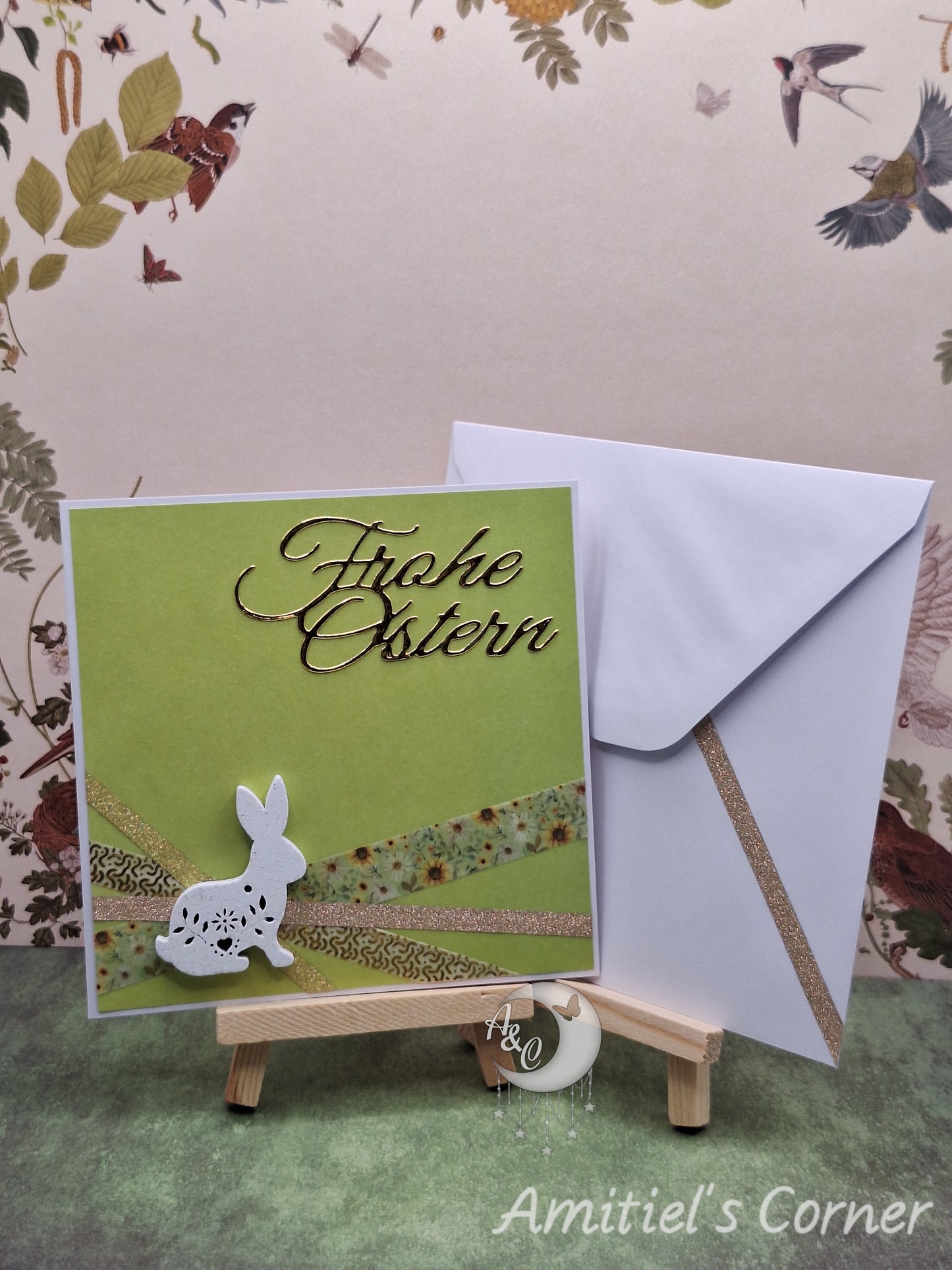 Osterkarte | Frohe Ostern | Ostergrüße | 3D Grußkarte | Handmade