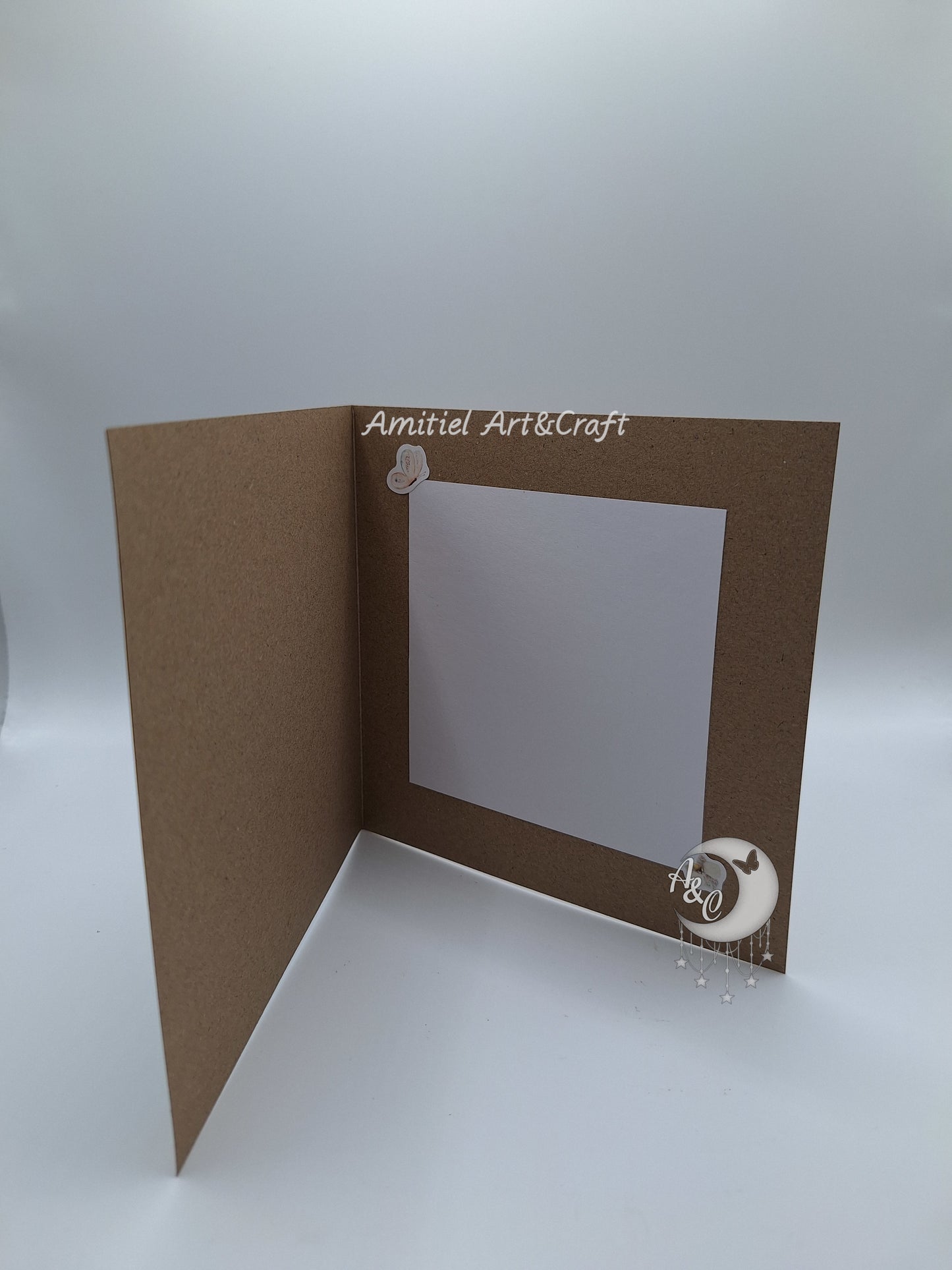 Grußkarte "Hallöchen" | Affe im Dschungel | Begrüßungskarte | Handmade