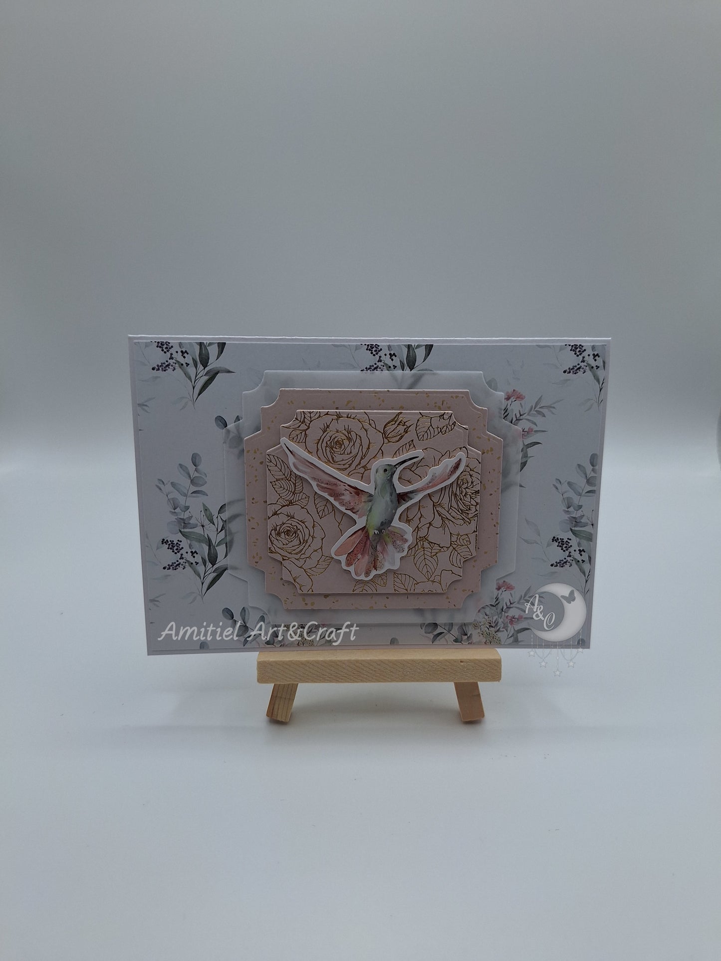 Grußkarte mit Kolibri | Für allerlei Anlässe | Greeting Card | Handmade