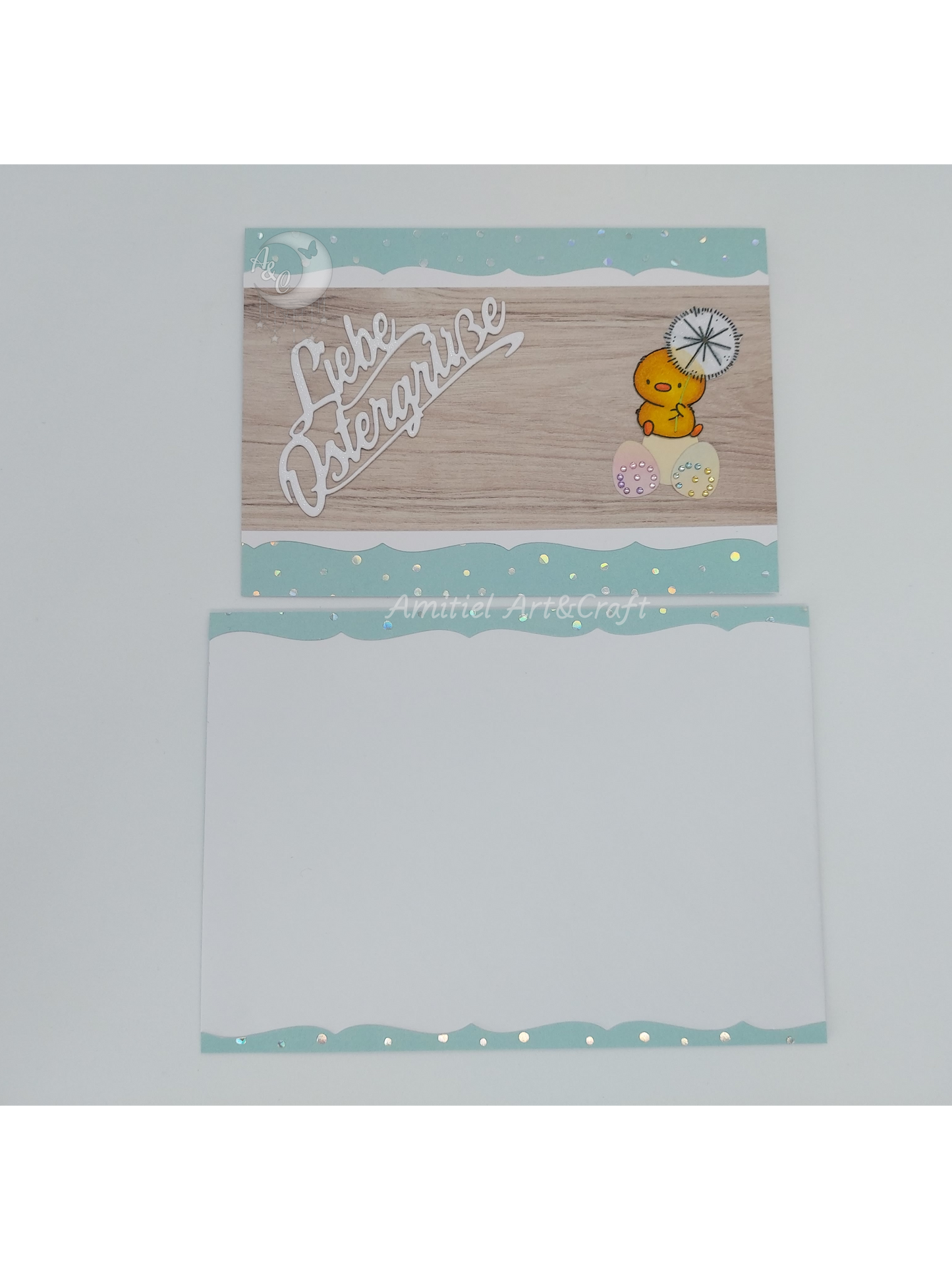 Grußkarte "Liebe Ostergrüße" | Osterkarte | Handmade