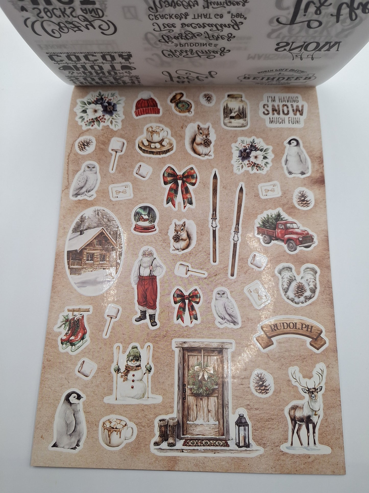 Luxe Paperblock Weihnachten | Designblock (Let It Snow) A4 32 Blatt | DecoTime