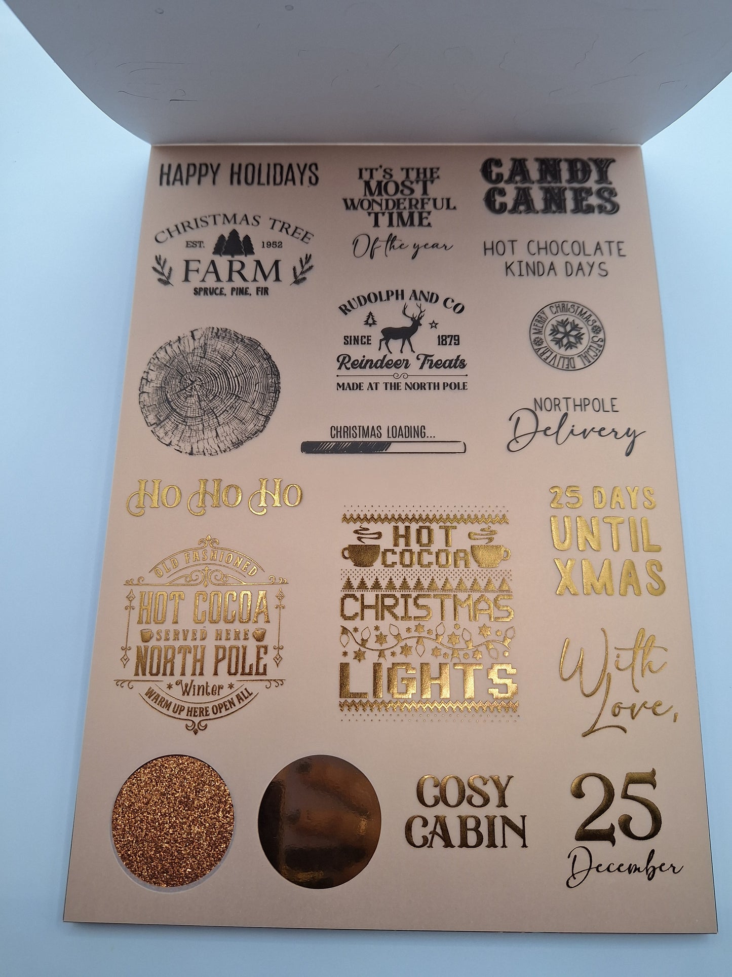 Luxe Paperblock Weihnachten | Designblock (Let It Snow) A4 32 Blatt | DecoTime