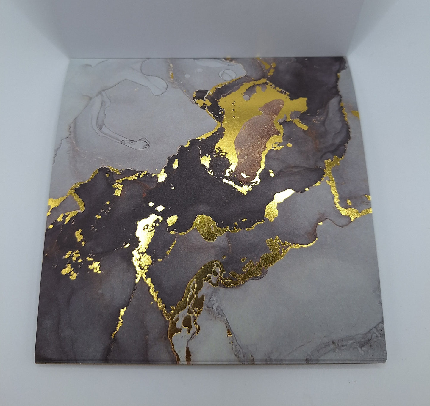 Marble Design Paper | 15x15cm | 24 Blatt | AVEC