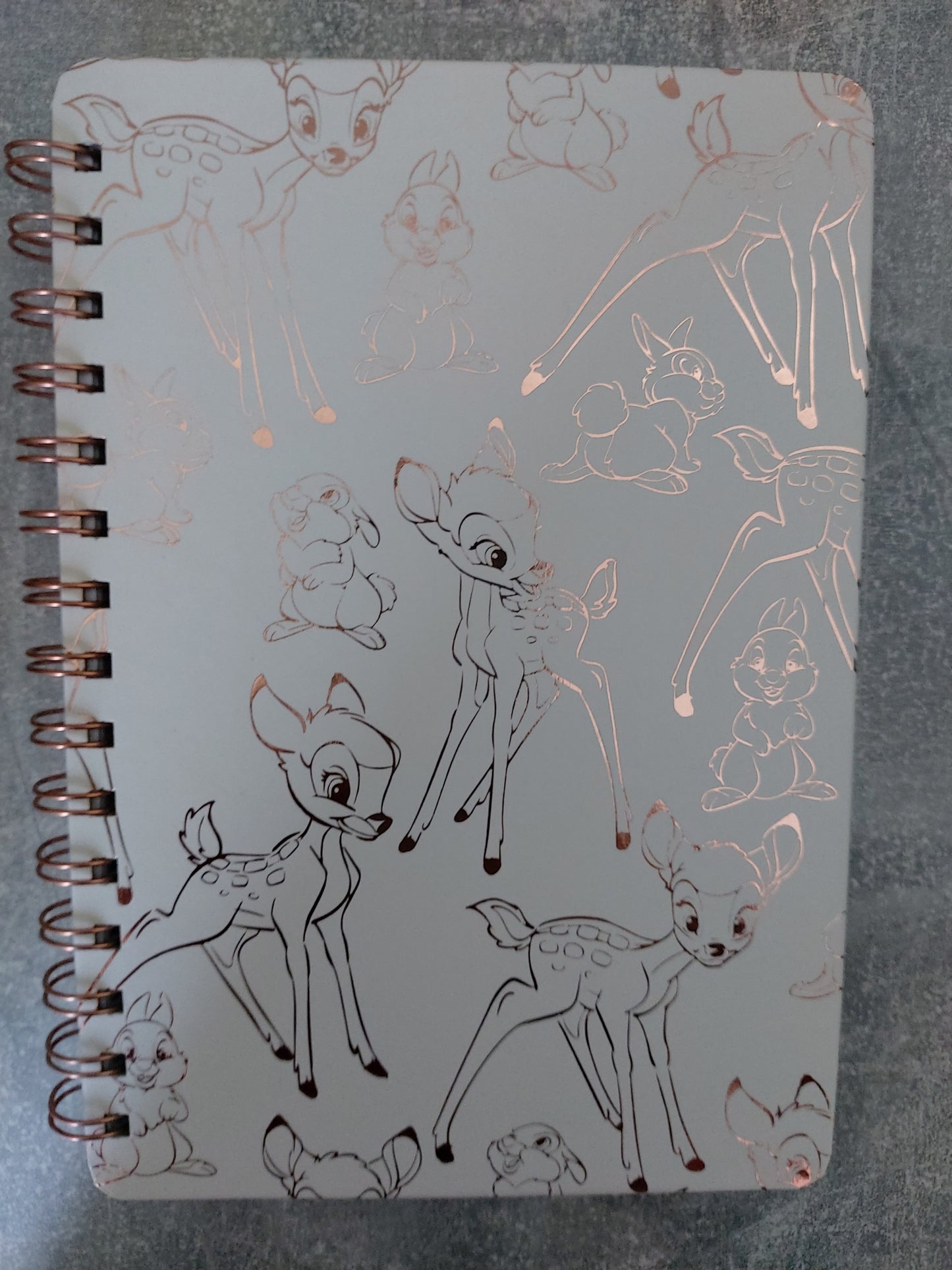 Notizbuch A5 Disney Bambi | foliert| 80 Seiten | spiralförmig gebunden