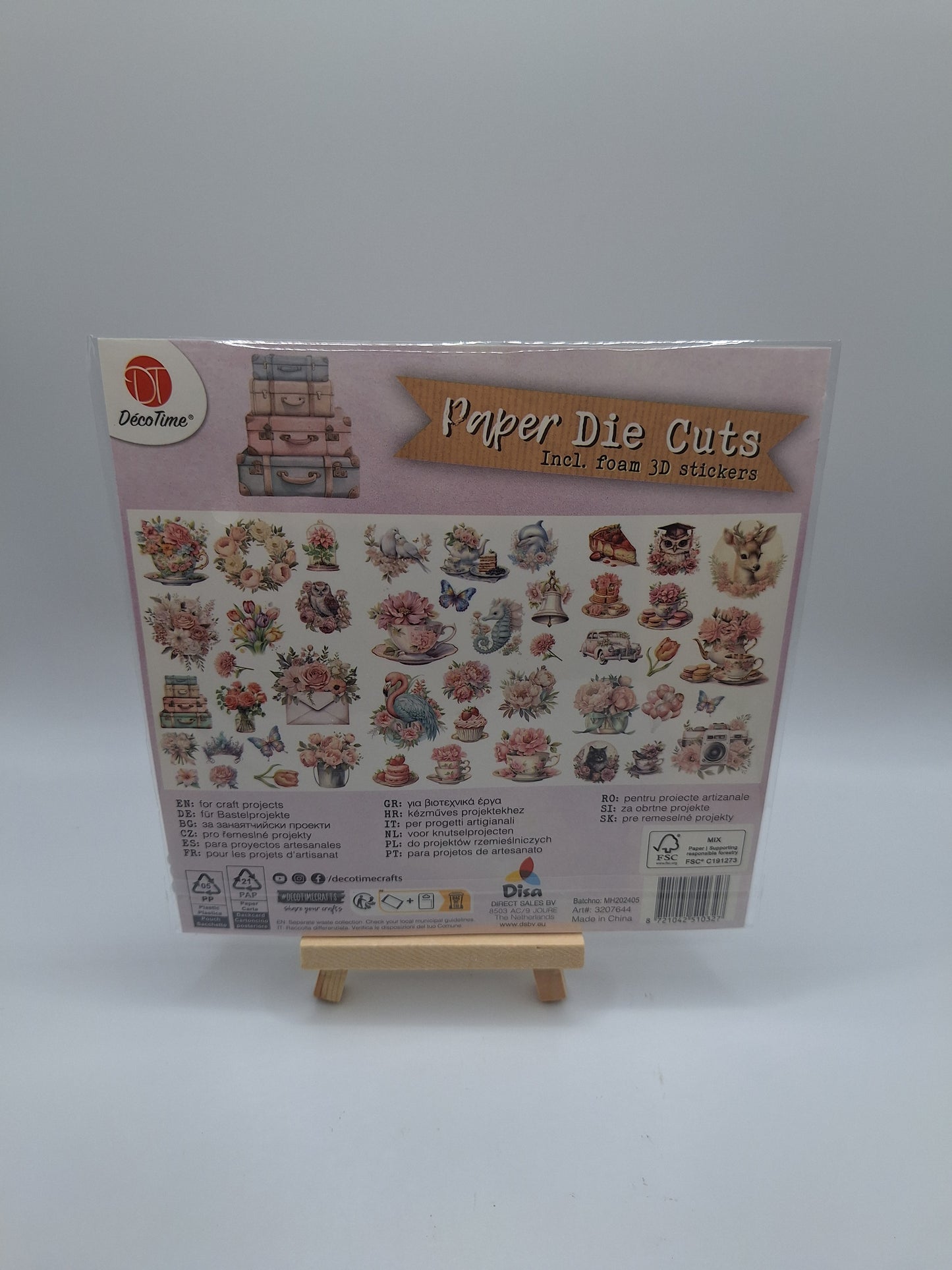 Gestanzte Bilder (Mixed Vintage) - Paper Die Cuts incl. Foam 3D Stickers | DecoTime