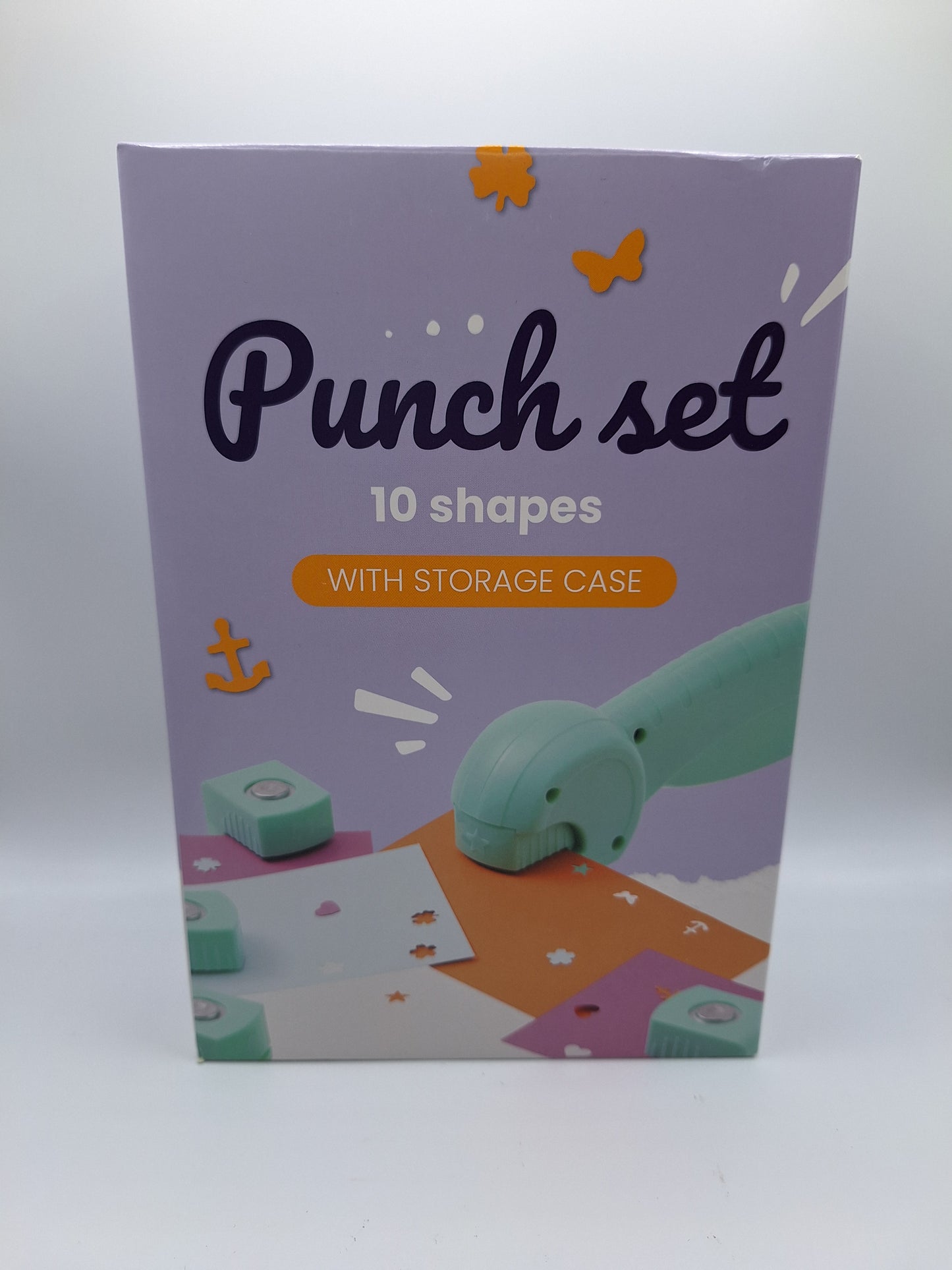 Stanzset 10 Formen | Punch Set 10 Shapes with Storage | Action