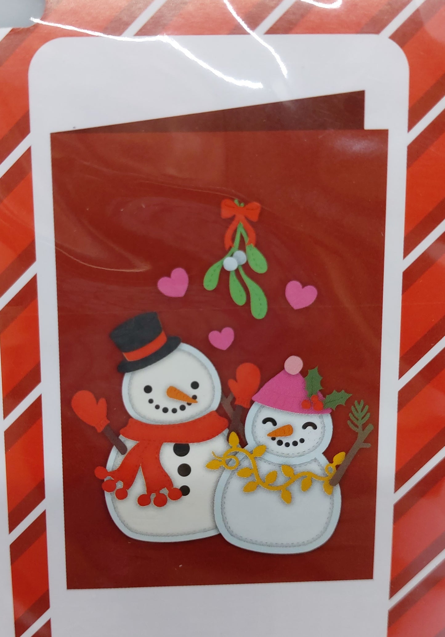 Weihnachtsstanzen A6 (Build An Image Cutting Dies) - Schneemannpärchen AVEC