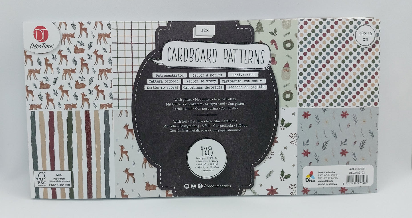 Cardboard Patterns - Designblock (Winter Rose) DecoTime