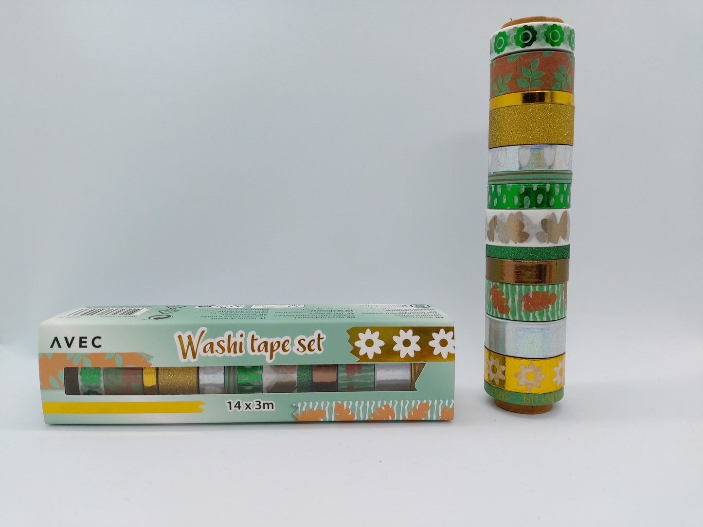 14x3m Washi Tape Set (Frühlingszauber) AVEC