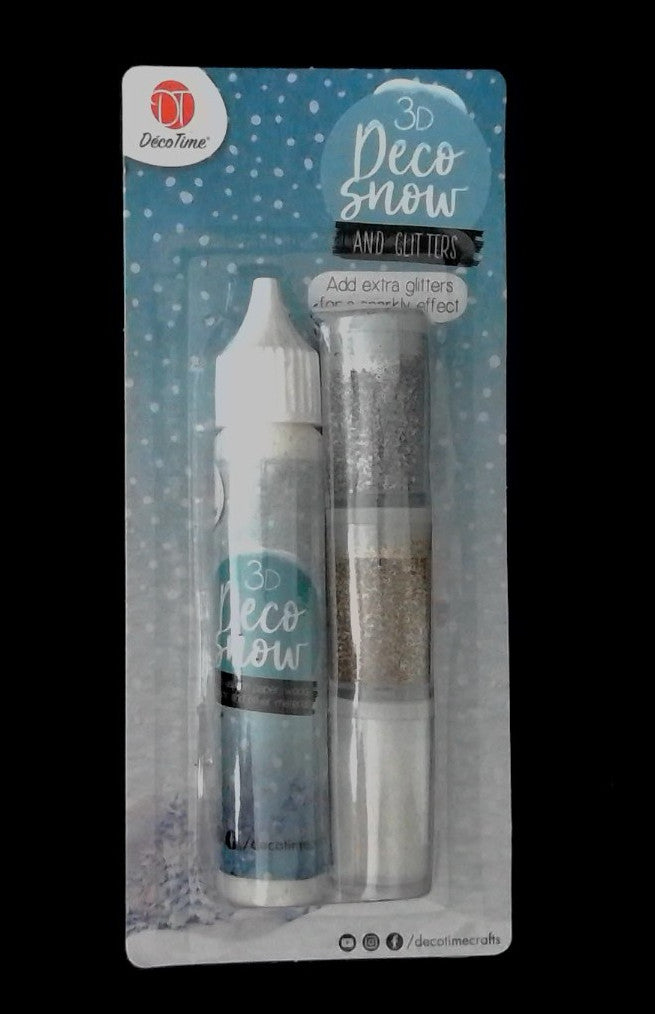 3D decorative Snow with Glitter (artificial snow)