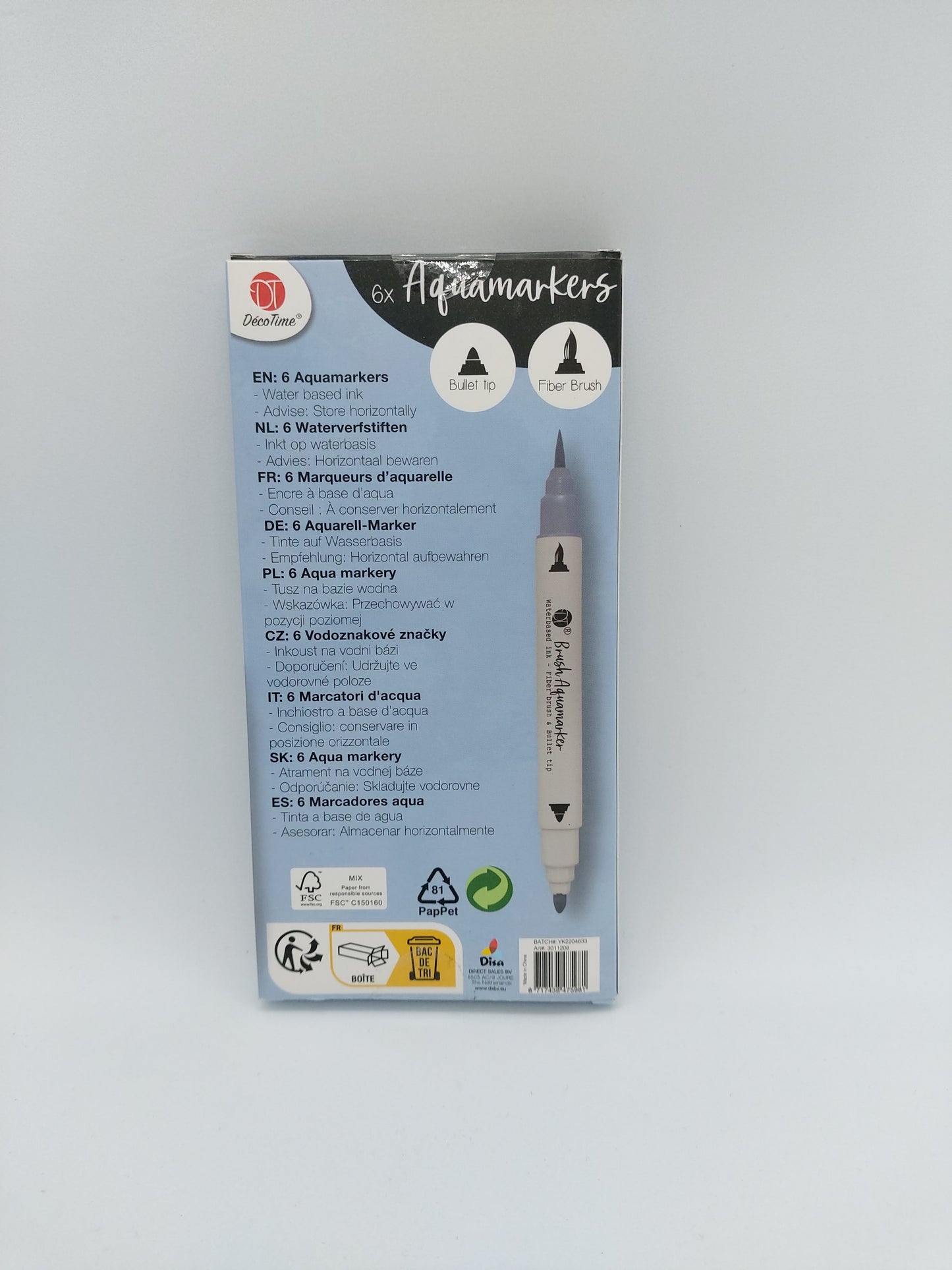 6x Aquamarkers (Balloons) | DecoTime