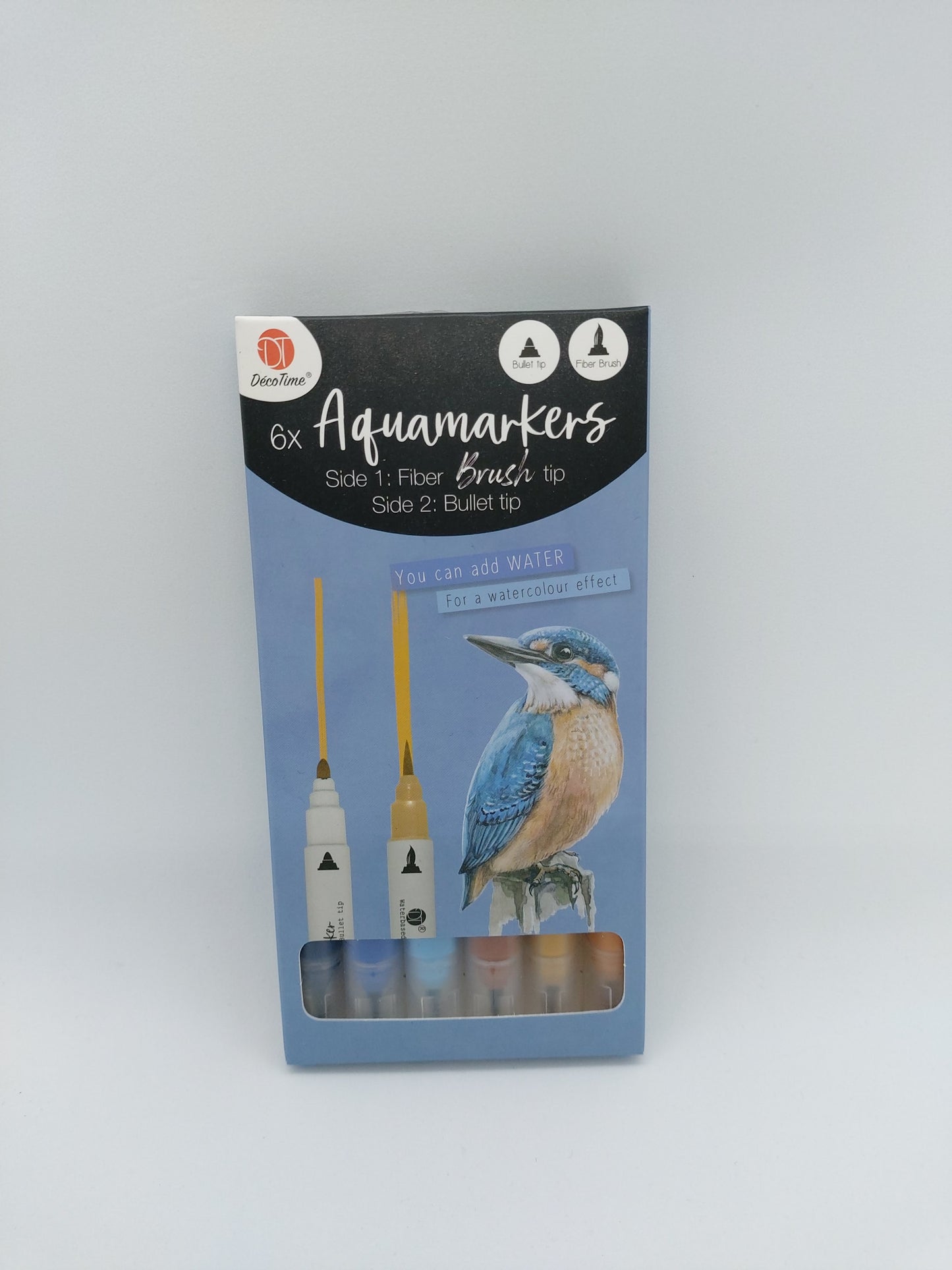 6x Aquamarkers (Bird) | DecoTime