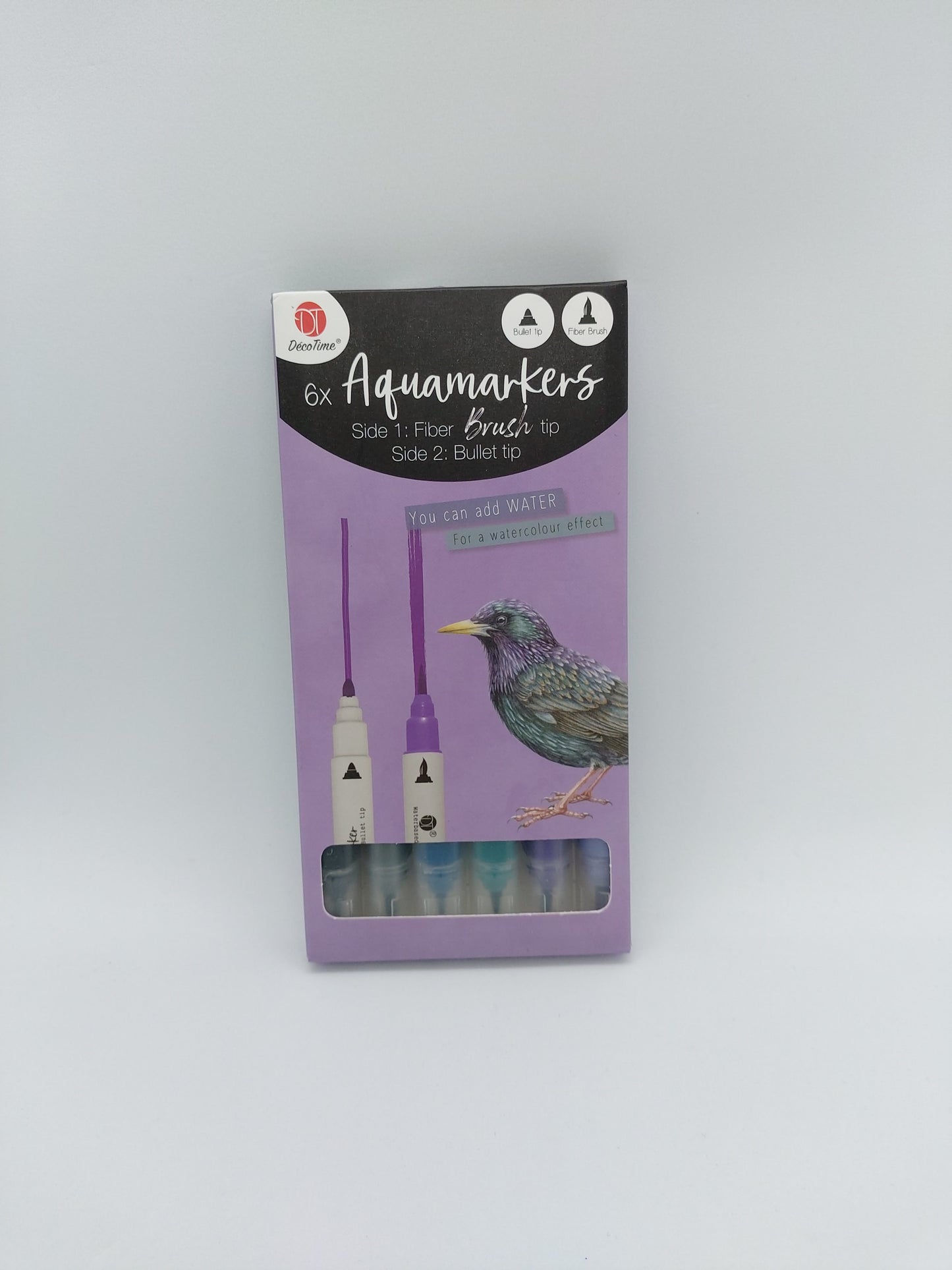 6x Aquamarkers (Crow) | DecoTime