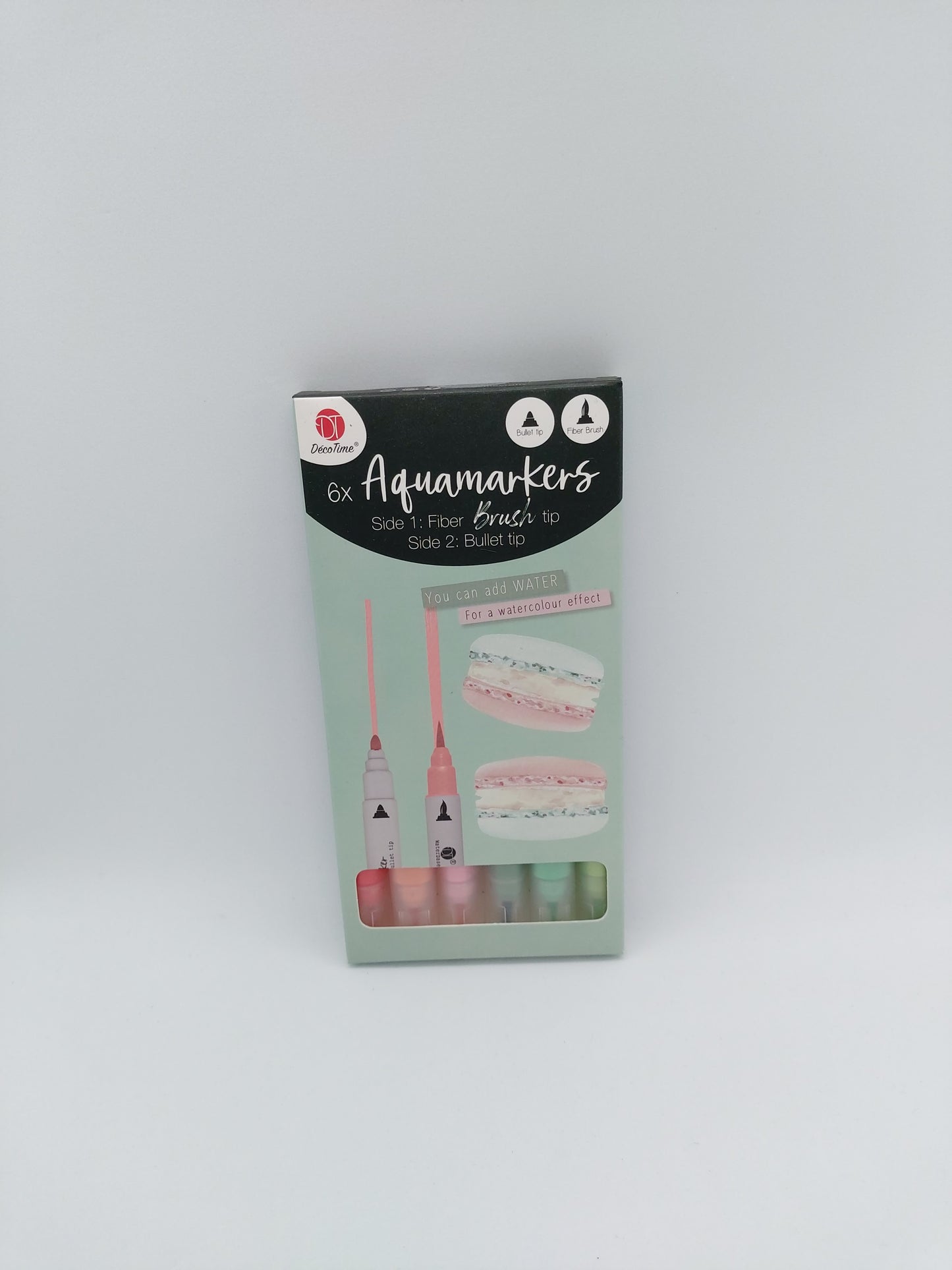 6x Aquamarkers (Macarons) | DecoTime