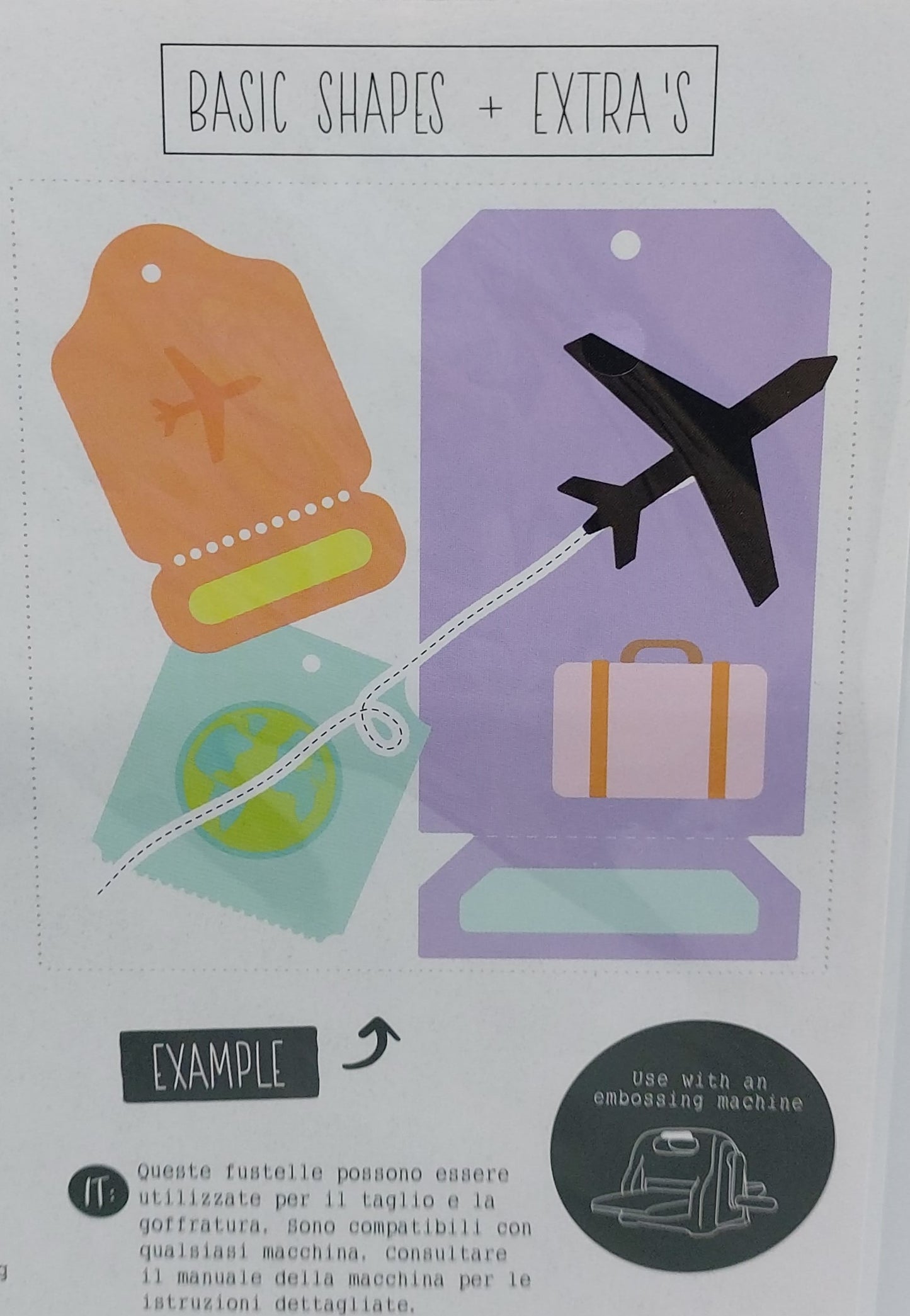 Stanzschablonen Reise | Cutting Dies - Basic Shapes | DecoTime