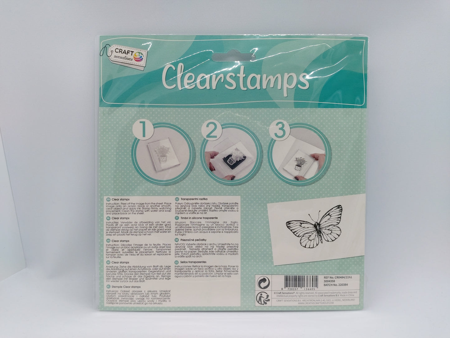Clear Stamps Everyday (Butterflies/Bees/Spring) Craft Sensations