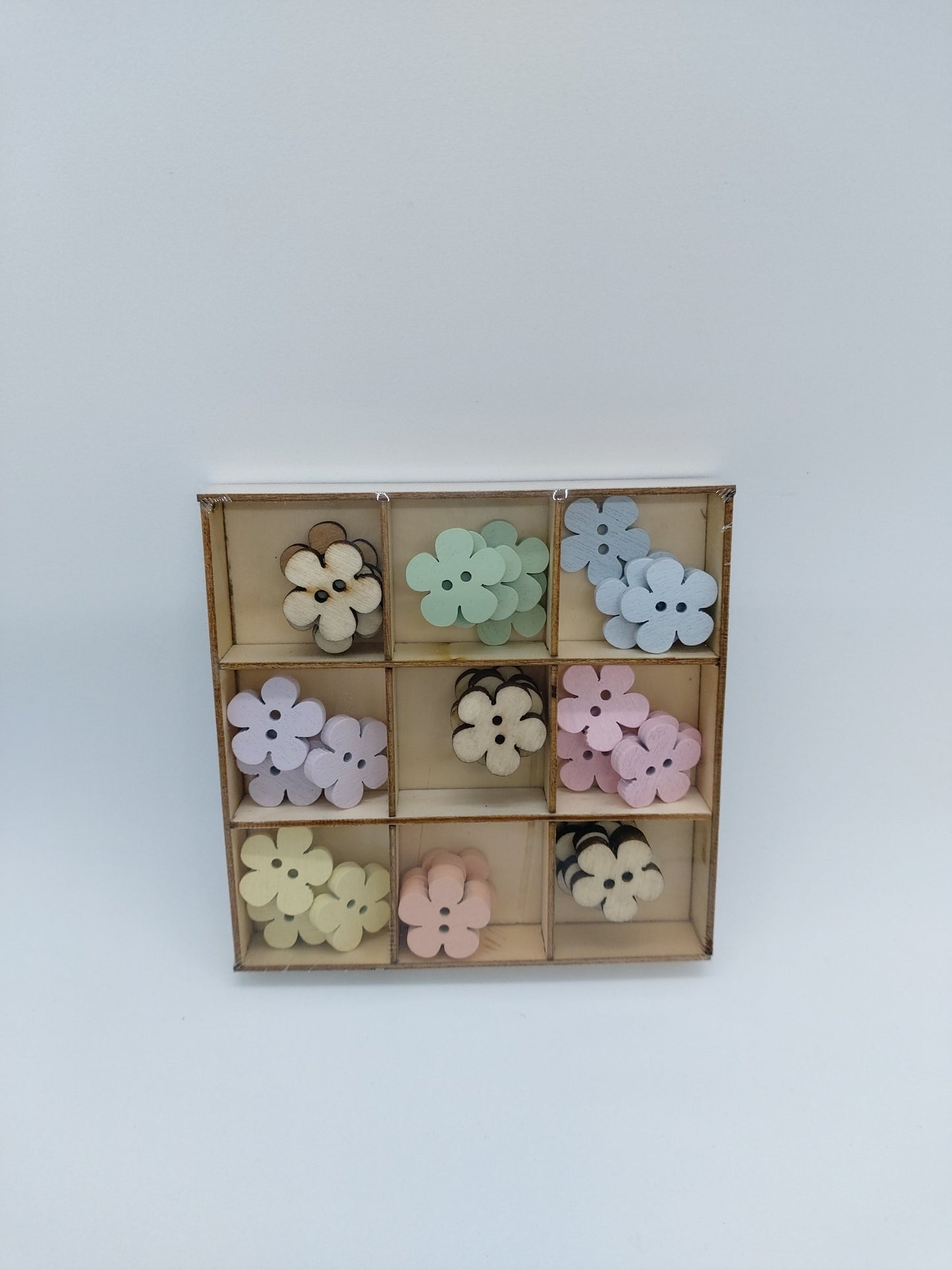 Deko-Knöpfe (Blumen - Pastell) | Hobby Flora