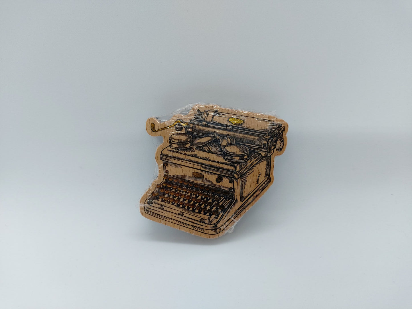 Holzstempel Vintage Schreibmaschine DecoTime