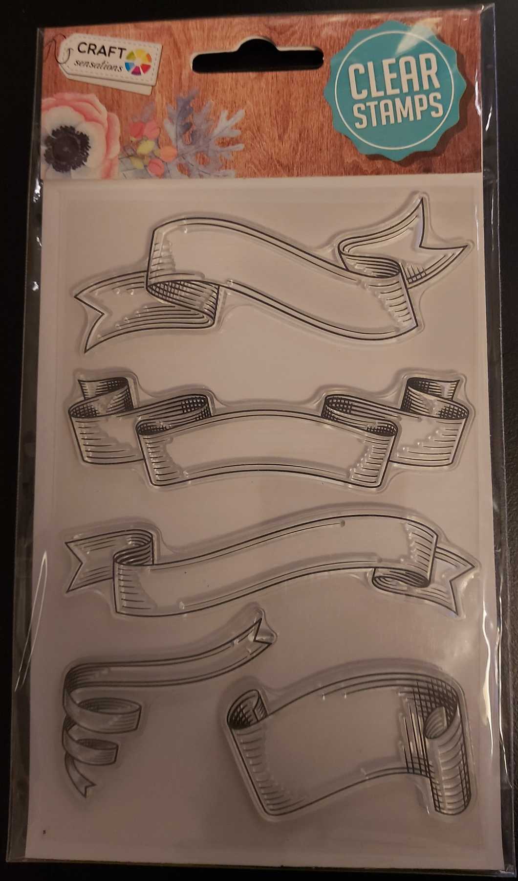 Clear Stamps | Stempel (Banner für Schriftzüge) Craft Sensations