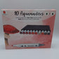 10 Aquamarkers (Rottöne) inkl. Aufbewahrung | DecoTime