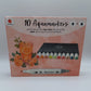 10 Aquamarkers (Orangetöne) inkl. Aufbewahrung | DecoTime