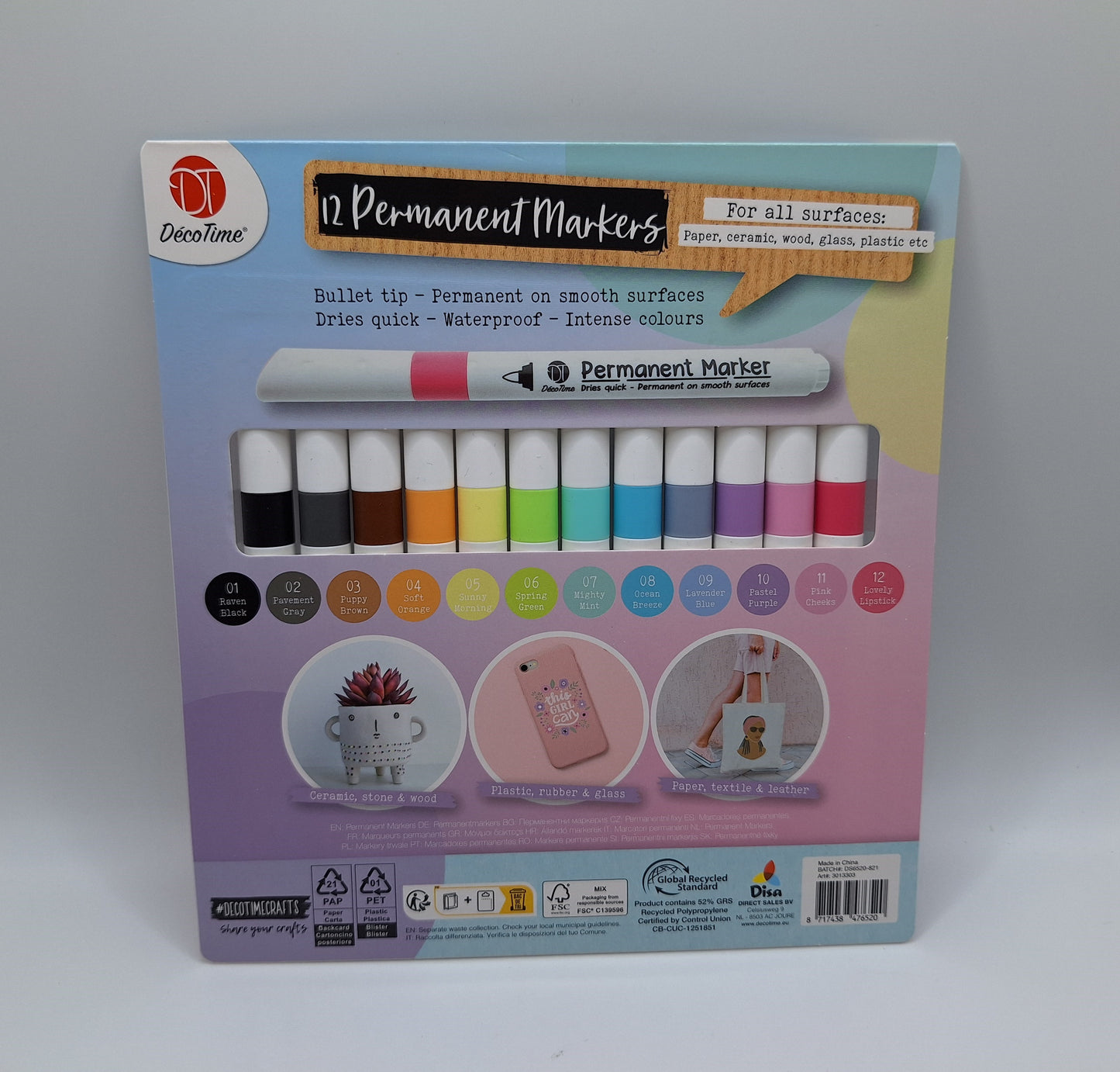 12 Permanent-Marker | Permanent Markers | DecoTime