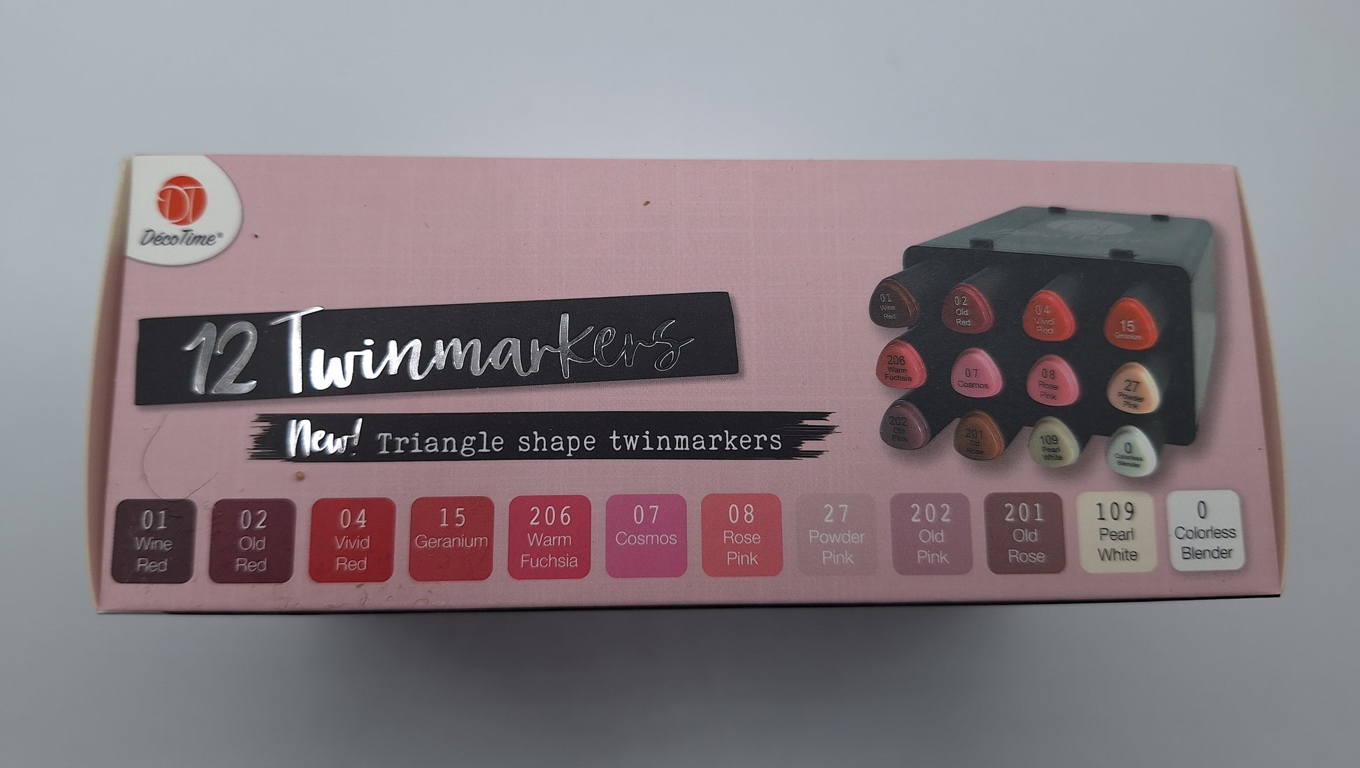 twin marker aufbewahrung 12 Twinmarkers (Rosentöne) inkl. Aufbewahrung