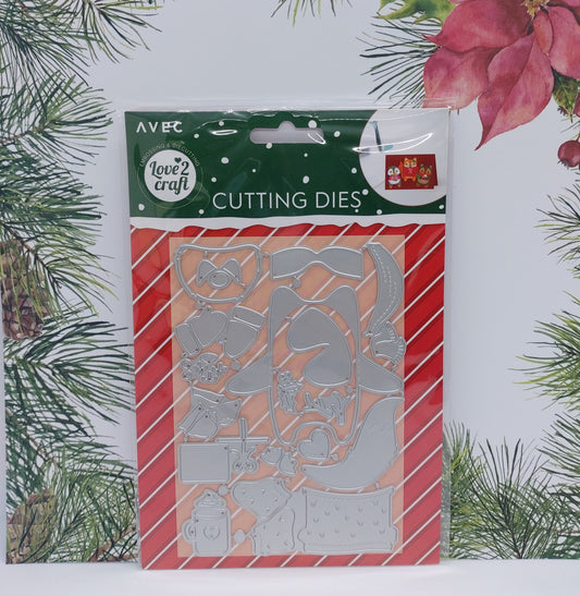 Weihnachtsstanzen A6 (Cutting Dies) -  Süße Tiere AVEC