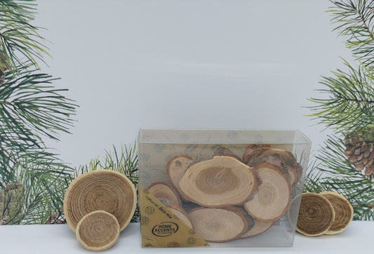 Holzscheiben klein (dunkel) Natural Deco Mix | Home Accents