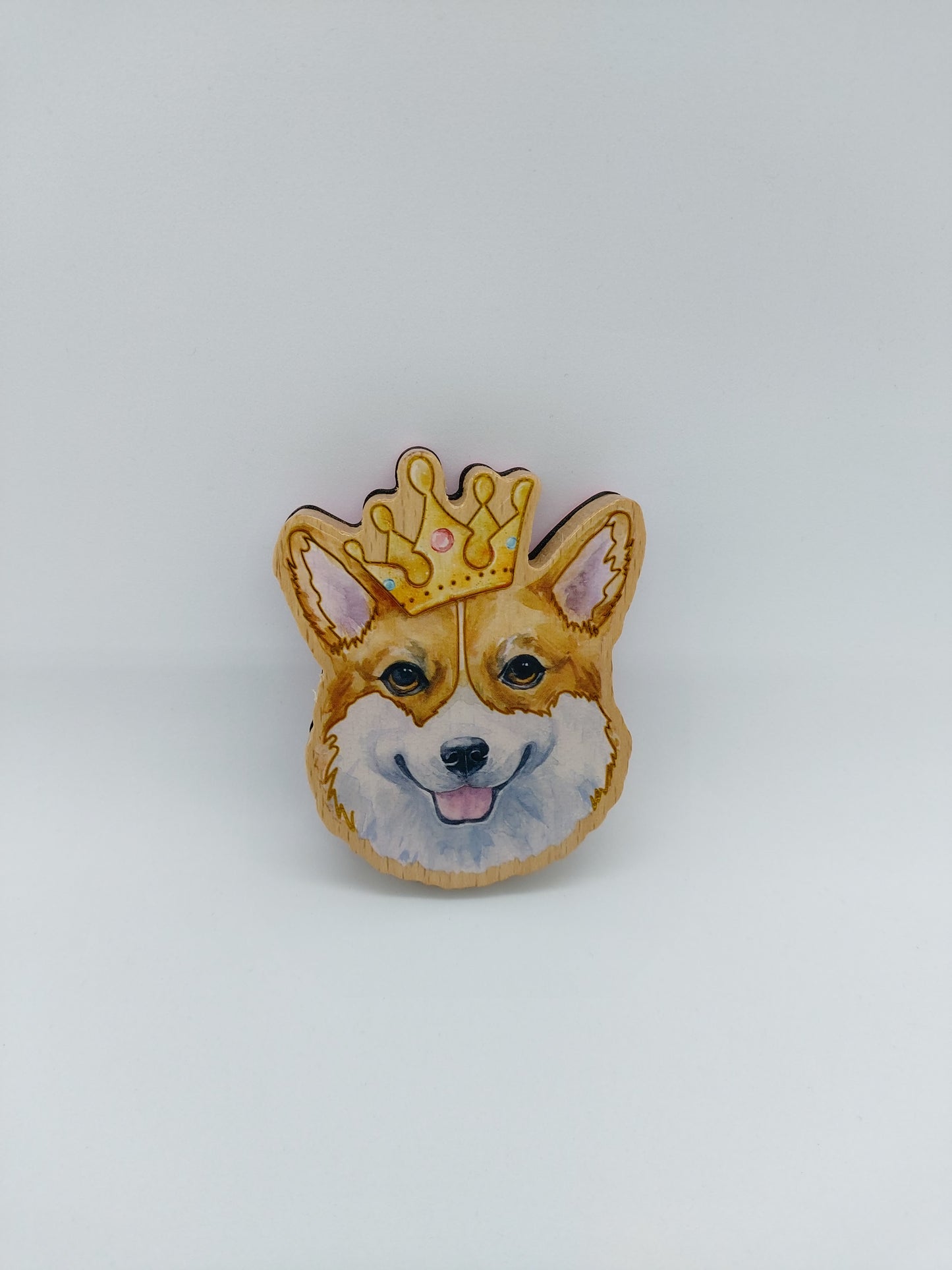 Holzstempel Corgi Hund - Wooden Stamp Corgi Dog | DecoTime