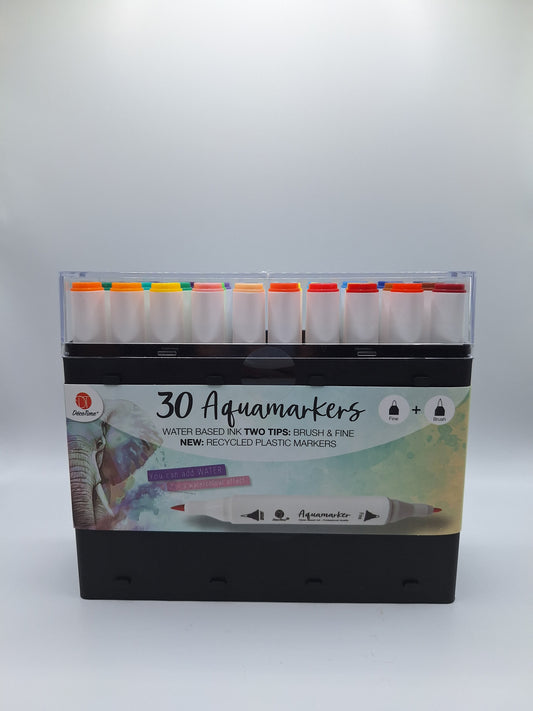 30 Aquamarkers inkl. Aufbewahrung | DecoTime