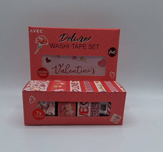 Deluxe Washi Tape Set Foliert (Love) | AVEC