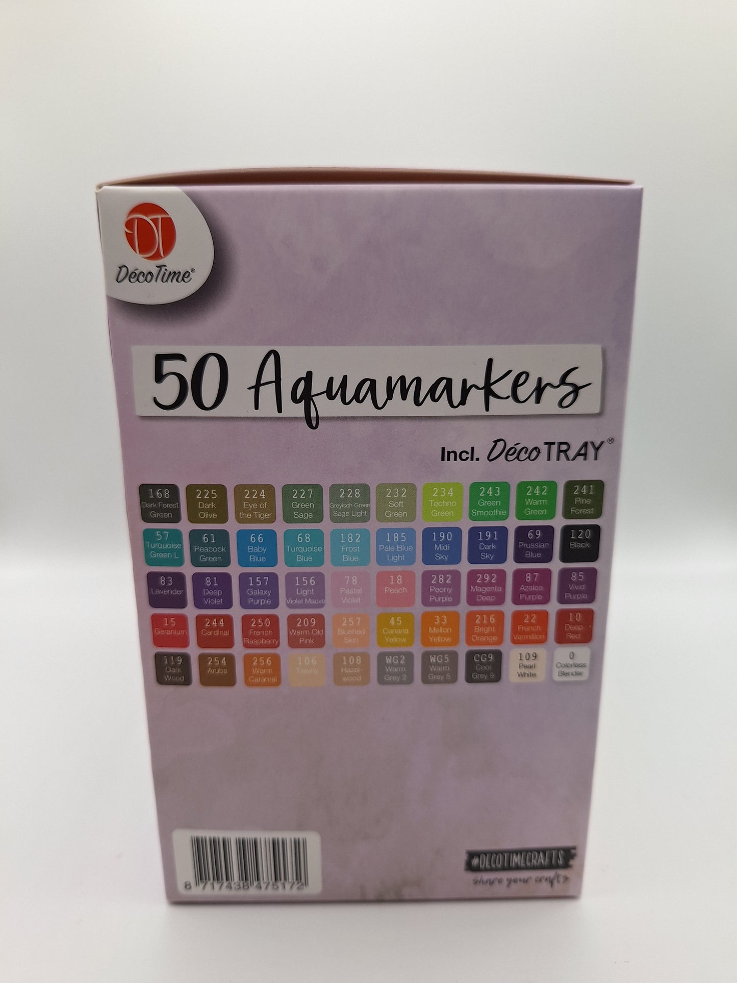 50 Aquamarkers 2024 | Brush & Fine Tip | DecoTime