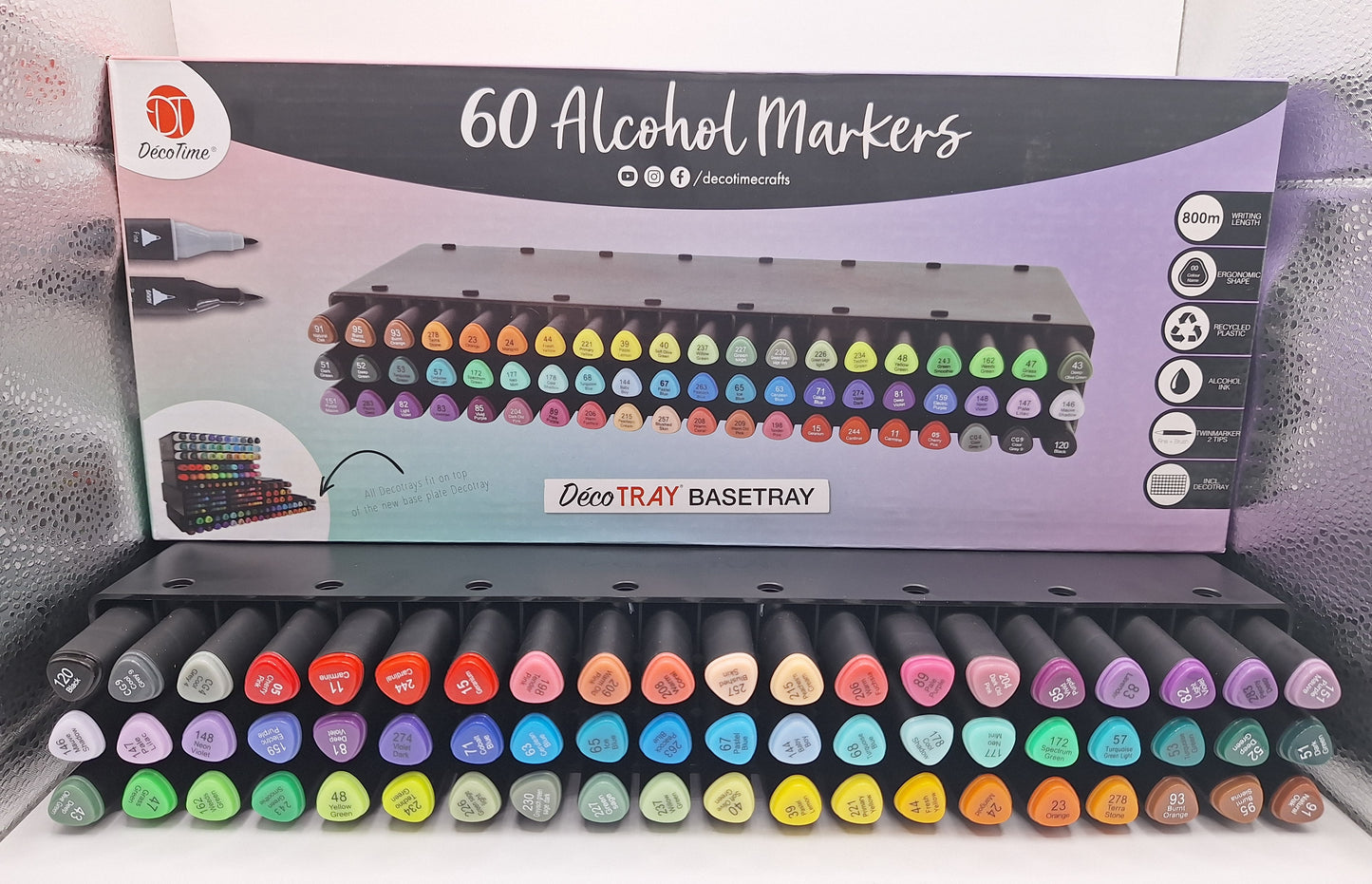 twin marker aufbewahrung 60 Twinmarker inkl. Aufbewahrung | Alkoholmarker