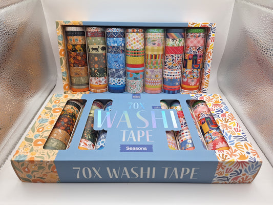 70 Washi Tape Box Jahreszeiten Motive (Seasons) | More To Follow Collection